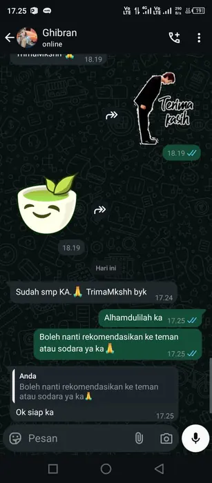 Testimoni pelanggan Biro Jasa Admin Kependudukan 11